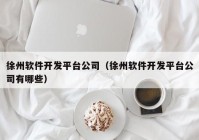 徐州软件开发平台公司（徐州软件开发平台公司有哪些）