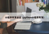 小程序开发语言（python小程序开发）