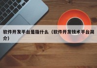 软件开发平台是指什么（软件开发技术平台简介）